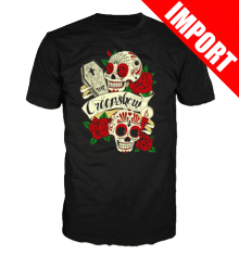 SKULLS AND ROSES